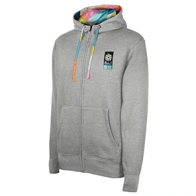 Abbildung von FIFA Offizielle Frauenfußball Weltmeisterschaft 2023 für Erwachsene Kapuzenpullover mit Reißverschluss, Heather Grey, Klein