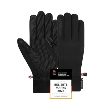 Abbildung von Reusch Kavik Touch TEC STORMBLOXX™ warme, windabweisende und Wasserabweisende Unisex Multisporthandschuhe Outdoorhandschuhe für Damen Herren touchscreenkompatibel Handy Tablet