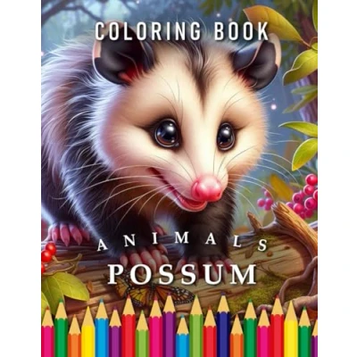 Abbildung von Possum Coloring Book: for Adults &amp; Children The perfect Gift Animal Lovers (Animals Books, Band 61)