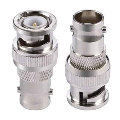 Abbildung von Vecys 2PCS BNC Adapter Stecker auf Buchse für CB Antenne 4G Amateurfunk HD Video HDTV