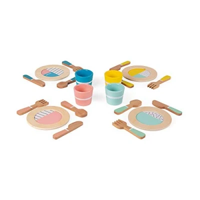 Abbildung von Janod IN THE Kitchen Tableware Minispielzeug für Kinder, Größe: One Size, Multi coloured