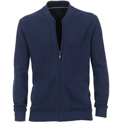 Abbildung von CASAMODA Strickjacke Uni Mittelblau 6XL