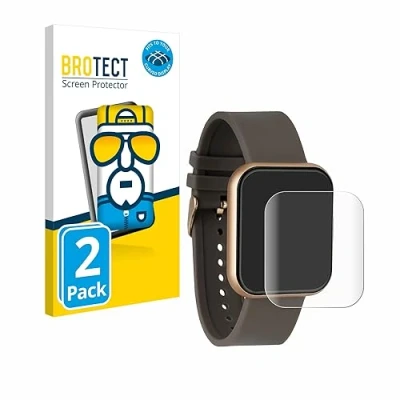 Abbildung von BROTECT 2 Stück Full Cover Schutzfolie für Xcoast X Watch IVE2 Screen Displayschutz Folie [3D Curved, Anti Fingerprint, Kristall Klar]