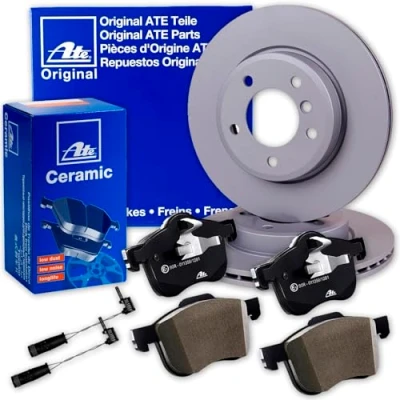 Abbildung von ATE Bremsscheiben 295mm + CERAMIC Beläge vorne für E Klasse W211 S211