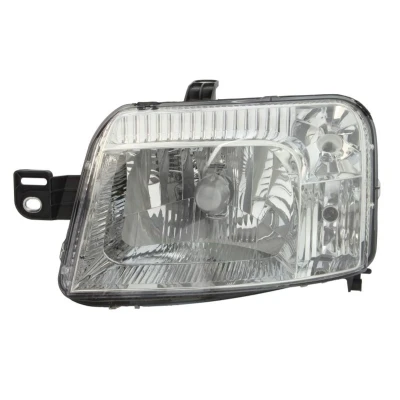 Abbildung von MAGNETI MARELLI 712416901122 Scheinwerfer links H4, PY21W, W5W Halogen mit Blinklicht für Rechtsverkehr FIAT: Panda II Schrägheck