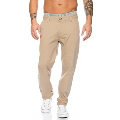 Abbildung von Rock Creek Herren Chino Hose Herrenhose RC 2083 [Sand W34 L30]