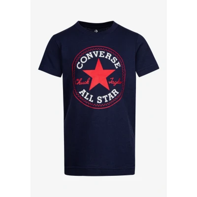 Abbildung von Converse CORE Chuck Patch TEE Tshirt print für Kinder, Größe: 163/175, Obsidian/red