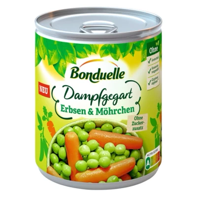 Abbildung von Bonduelle Erbsen &amp; Möhrchen dampfgegart