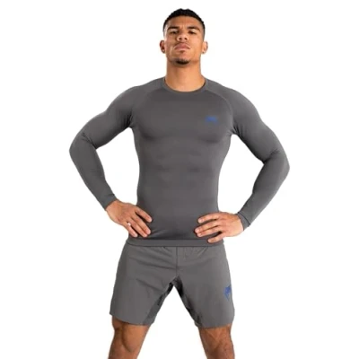 Abbildung von Venum, Contender Langärmeliger Rashguard, Herren, M, Grau