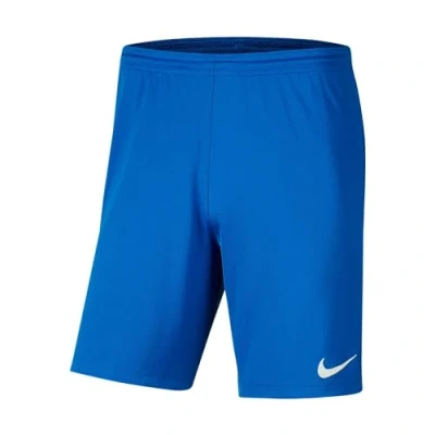 Abbildung von Nike Performance Fussball Drifit PARK kurze Sporthose für Kinder, Größe: 152 158, Royalblau (294)
