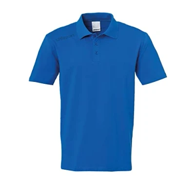 Abbildung von uhlsport Essential Poloshirt für Kinder, Größe: 164, Azurblau