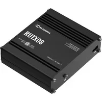 Abbildung von Teltonika RUTX08 Router verkabelt grau
