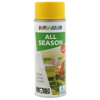 Abbildung von Dupli Color 467011 ALL SEASON RAL 1021 rapsgelb matt 400 ml