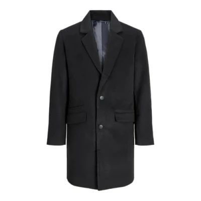 Abbildung von JACK &amp; JONES Herren Jjhays Wool Blend Coat Mantel, Schwarz, M EU