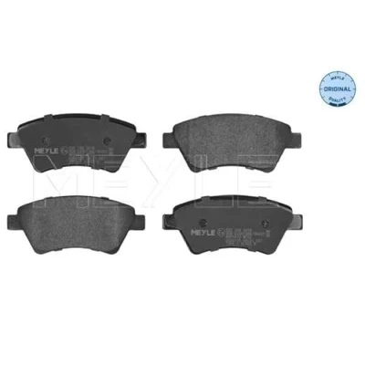 Abbildung von MEYLE 025 239 3018 Bremsbelagsatz ORIGINAL Quality Vorderachse exkl. Verschleißwarnkontakt mit Anti Quietsch Blech RENAULT: MEGANE 2 Stufenheck