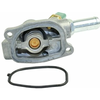 Abbildung von METZGER 4006266 Kühlwasserthermostat 80 mit Dichtung Aluminium FIAT: Grande Punto Schrägheck, BRAVO 2, Doblo II Kasten / Kombi, OPEL: Combo D Tour