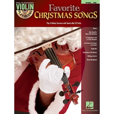Abbildung von Favorite Christmas Songs [With CD (Audio)] (Hal Leonard Violin Play along, Band 32) 32,