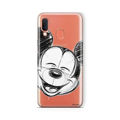 Abbildung von ERT GROUP Original und offiziell Lizenziertes Disney Minnie i Mickey Handyhülle für Samsung A20e optimal an die Form des Smartphones angepasst, Schutzhülle aus Silikon, teilweise transparent