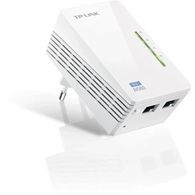 Abbildung von tp link TL WPA4220 WLAN Repeater, AV600, N300, WiFi, max. 600Mbit/s Powerline Router