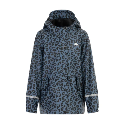 Abbildung von SCHMUDDELWEDDA Mimo Regenjacke 134 / Blau Grau Schwarz Leo 100% Polyester