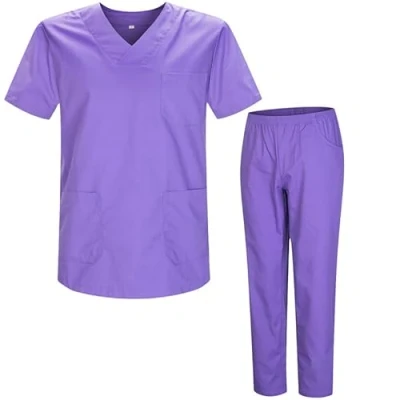 Abbildung von MISEMIYA Unisex Schrubb Set Medizinische Uniform mit Oberteil und Hose ref.8178 5XL, Flieder 21