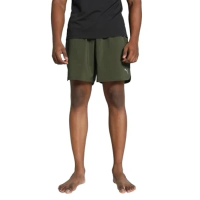 Abbildung von Puma Studio Foundation Short kurze Sporthose, Herren, Größe: Small, Dark olive