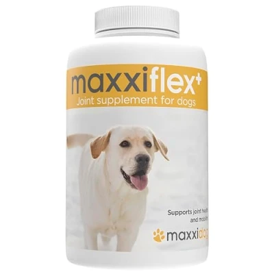 Abbildung von maxxipaws maxxiflex+ Hüft und Gelenkergänzungsmittel für Erwachsene Hunde 60 Tabletten