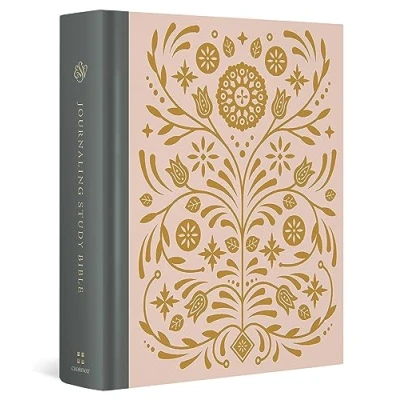 Abbildung von Esv Journaling Study Bible: English Standard Version, Blush/Ochre, Floral Design, Cloth over Board