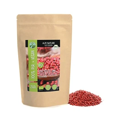 Abbildung von Bio Pfeffer rosa (250g), Pfefferkörner, aus kontrolliert biologischem Anbau, Pfefferkörner laborgeprüft, 100% rein und naturbelassen