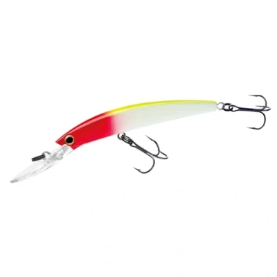 Abbildung von Yo Zuri Crystal Minnow Deep Diver Walleye Schwimmköder, 14 cm, Clown