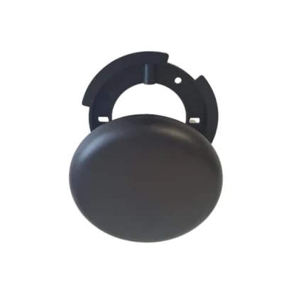 Abbildung von Lampen Abzweigdose Blind Box Deckendose Abdeckdose Kabeldose Verteilerdose schwarz Aufputz Baldachin black Lampe Deckenrosette Blinddose ultraflach Ø 13cm, Höhe 1,5 cm (1x 130mm schwarz)