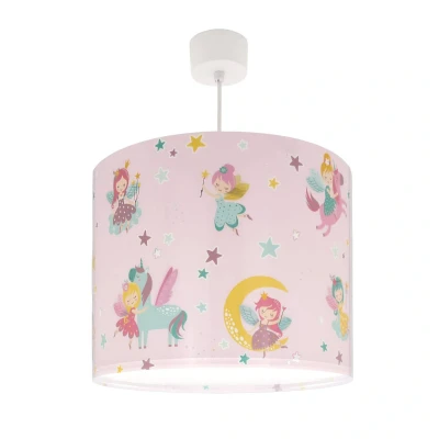 Abbildung von Dalber kinderlampe Pendelleuchte Hängelampe Fairy Dreams Rosa Feen