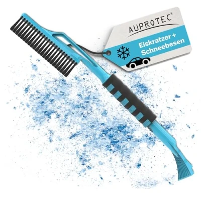 Abbildung von AUPROTEC Eiskratzer Auto mit Besen &amp; Softgriff XL 60 cm/Eiskratzer Besen/Scheibenkratzer Auto/Schneekratzer Winter/Eisschaber Blau