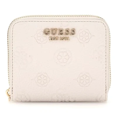 Abbildung von GUESS Cresidia SLG Zip Around Wallet S Cream White