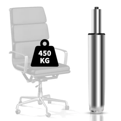 Abbildung von Gasdruckfeder,gasdruckfeder bürostuhl 1000 lbs(450KG)—Gasfeder für Drehstühle,Gelten Bürostühle und Stühle,290mm 430mm einstellbar höhenverstellbarer gasfeder Hohe Tragfähigkeit (Silber)