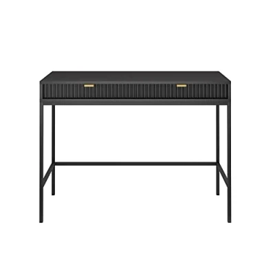 Abbildung von Selsey VELLORE Schminktisch/Schreibtisch 104 cm (schwarz)