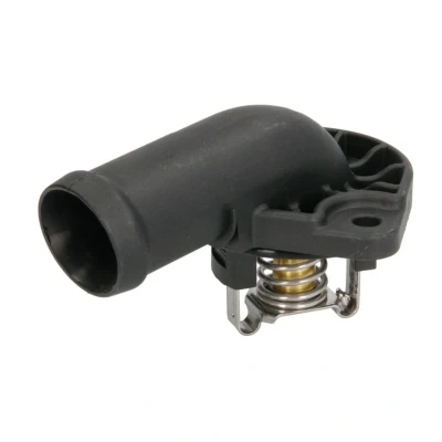 Abbildung von THERMOTEC D2T004TT Kühlwasserthermostat 87 mit Dichtung Flansch Kunststoffgehäuse VOLKSWAGEN: GOLF 5 Schrägheck, 6, Polo IV Schrägheck