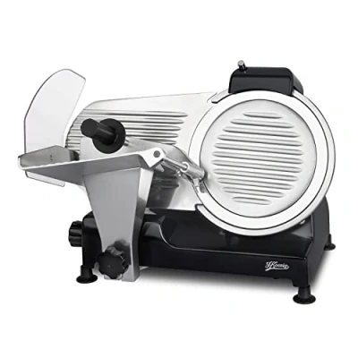 Abbildung von Elektrischer Allesschneider, Schnittstärke 012 mm, italienische Klinge 25 cm, 282 U/min