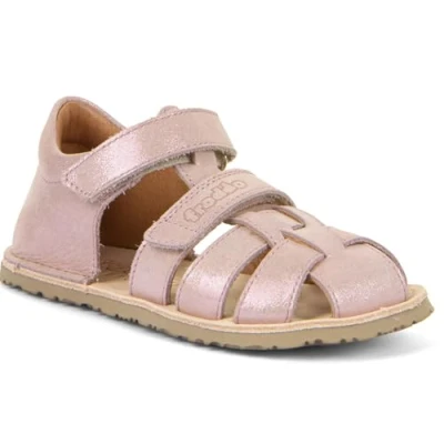 Abbildung von Froddo Barefoot Flexy Riemensandalette für Kinder, Größe: 23, Pink shine Schuhe