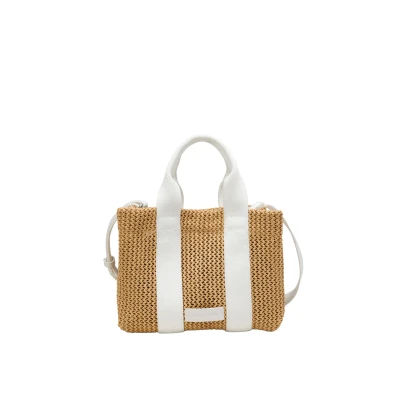 Abbildung von Marc O&#039;Polo Shopper Small Handtasche, Damen, Größe: One Size, White cotton