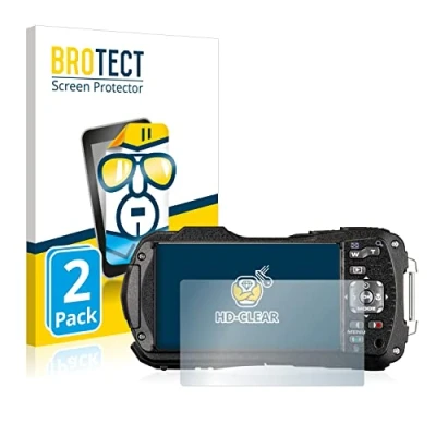 Abbildung von BROTECT (2 Stück Schutzfolie für Ricoh WG 80 Displayschutz Folie Ultra Klar