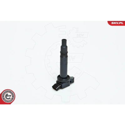 Abbildung von ESEN SKV 03SKV140 Zündspule 4 polig 12V elektrisch inkl. Zündkerzenstecker TOYOTA: Avensis II Schrägheck, Kombi, I Kombi