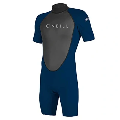 Abbildung von O&#039;Neill Wetsuits Men&#039;s Reactor 2 2mm Back Zip Spring Wetsuit, Black/Abyss, MS