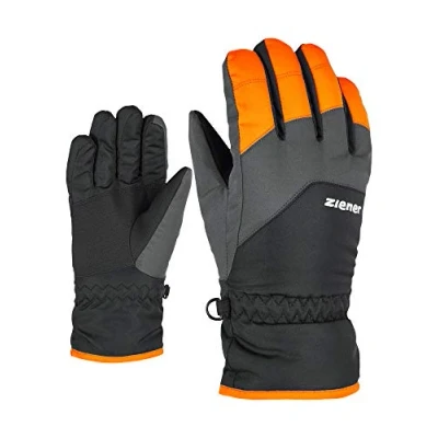 Abbildung von Ziener Lando Junior Fingerhandschuh für Kinder, Größe: 7.5, New orange