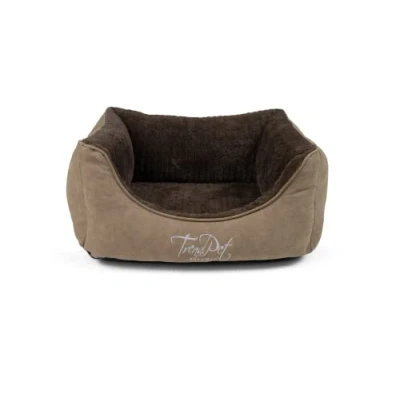 Abbildung von TrendPet Tierbett VitaBed Style Braun Orthopädisches Hundebett, 100% Polyester, 5cm Matratze aus Memory Foam