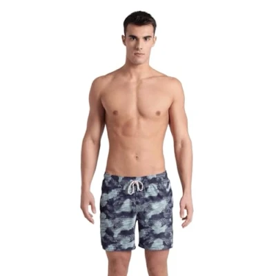 Abbildung von Arena Water Prints AO Badeshorts, Herren, Größe: Medium, Asphalt multi
