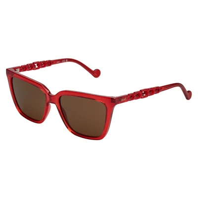 Abbildung von Liu Jo Damen LJ780S 600 Sonnenbrillen Bio Injekt Rot Quadratisch Normal