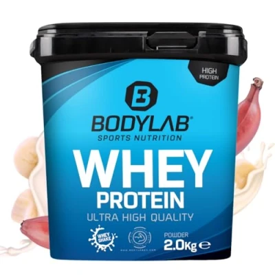Abbildung von Bodylab24 Whey Protein Pulver, Rote Banane, 2kg