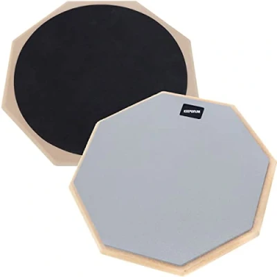 Abbildung von keepdrum DP 12 Drum Practice Pad Übungspad Zoll (Grau)