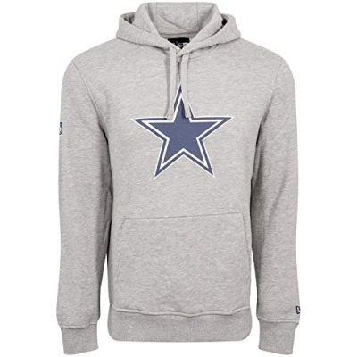 Abbildung von New Era Dallas Cowboys Hoodie Kapuzenpullover, Herren, Größe: Large, Heather gray